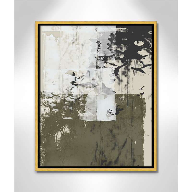 «Reflections In Sage II» par Isabelle Z, Or, H 21,5 po x l 17,5 po