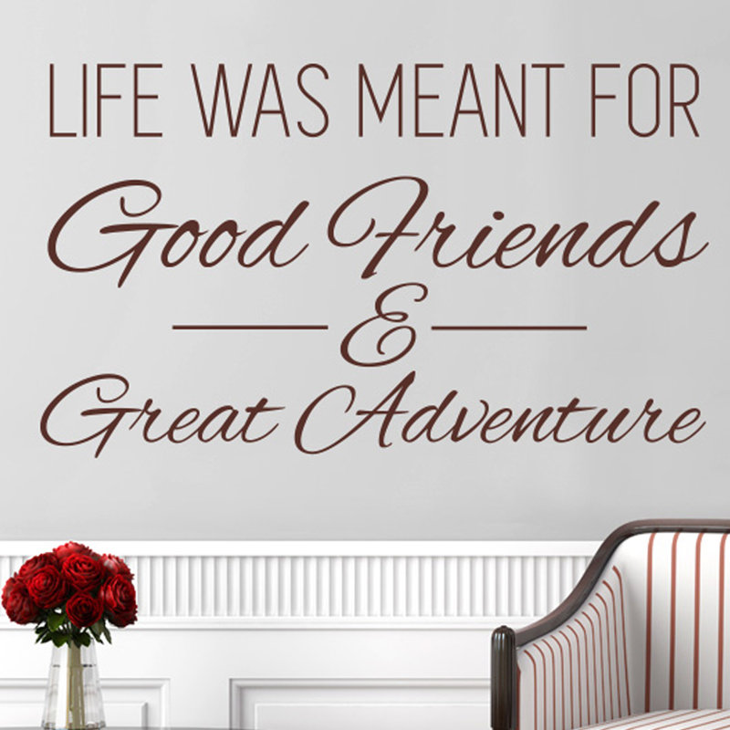 Wall Decal, Brown, Medium