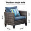 Chaise de patio avec coussin Grano-499905146