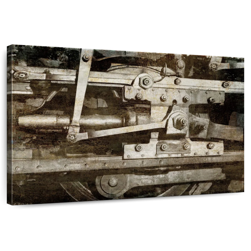Locomotive Detail, 8" H x 12" W