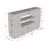 Gwendolynn 43.3" Sideboard with High Gloss Finish-1124221816