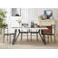 Grande table de salle à manger 70,9 po rectangulaire, grand bureau imperméable en grain de marbre pour 8 personnes, table de salle à manger familiale de luxe avec pieds réglables pour la cuisine, le salon, le bureau, blanc, l 70,9 po x P 35,4 po x H 3