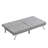 Wood Frame,Stainless Leg,Futon,Sofa Bed Gray