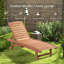 Chaise longue pour l'extérieur