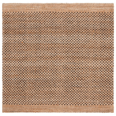 Tapis naturel / noir Natural Fiber 675