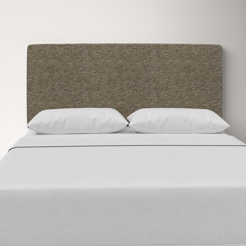 Marquise Upholstered Headboard, Full, Milsap Granite Sustain® Tweed