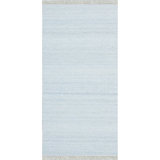Somner Handmade Flatweave Blue Indoor / Outdoor Area Rug