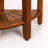 Charkita 16'' W Teak Corner Shower Bench