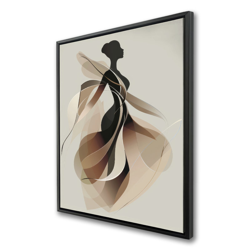 Classy silhouette - 36"x48" Framed canvas