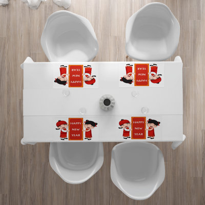 Polyester Patterned Rectangle Placemat