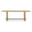 Shenade 86'' Solid Wood Top Console Table