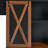 55.5" Farmhouse Kitchen Island with Drop Leaf-394169472