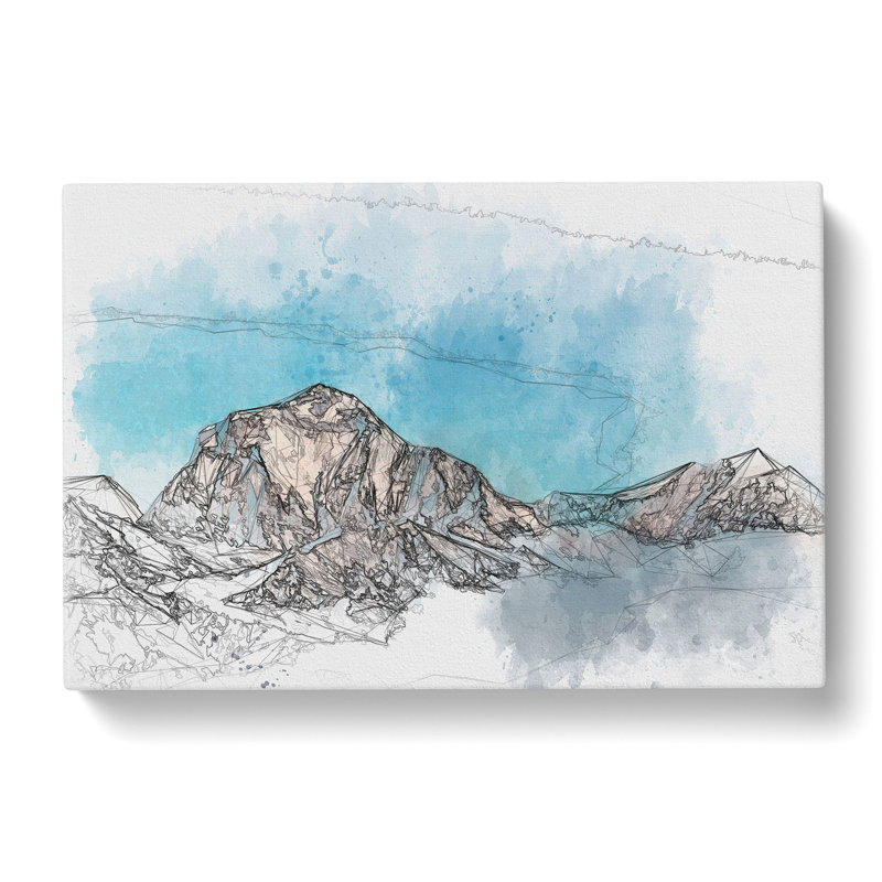 Annapurna Circuit In Nepal - Wrapped Canvas Painting, 60cm H x 91cm W x 3cm D