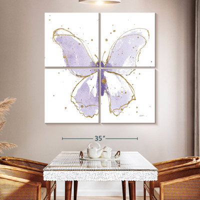 Brampt Gilded Butterflies Lavender
