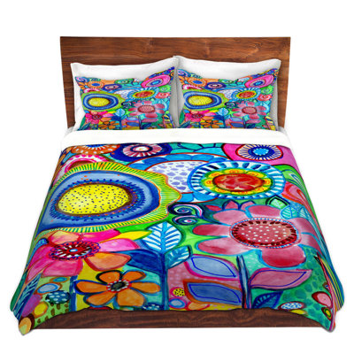 Ensemble de housse de couette en microfibre DiaNoche par Robin Mead - Garden of Colours