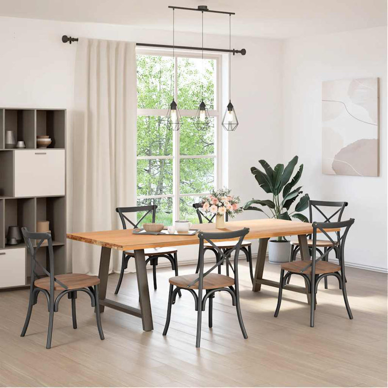 Table Leg, 73cm H x 90cm W, Natural