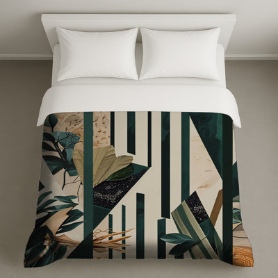 Abstract Leaf Collage Duvet Covers