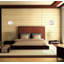 Applique murale blanche 1 lumière avec abat-jour en tissu