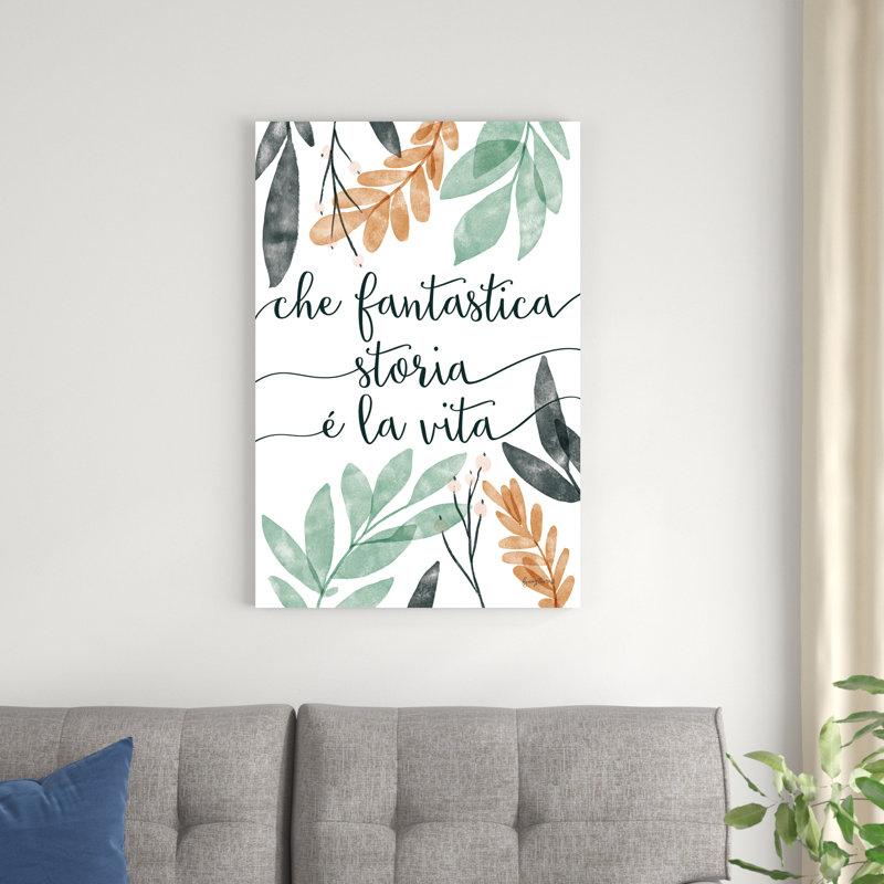 Sage Sayings IV - italien, H 36 po x l 24 po
