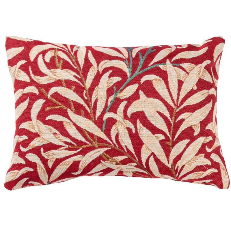 Floral Blue Cushion, Synthetic filled, 43x30cm