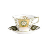 Derby Panel Handmade Bone China Saucer