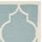 Rodgers Hand Woven Flat Weave Wool/Cotton Geometric Rug in Light Blue/Ivory-2072946995