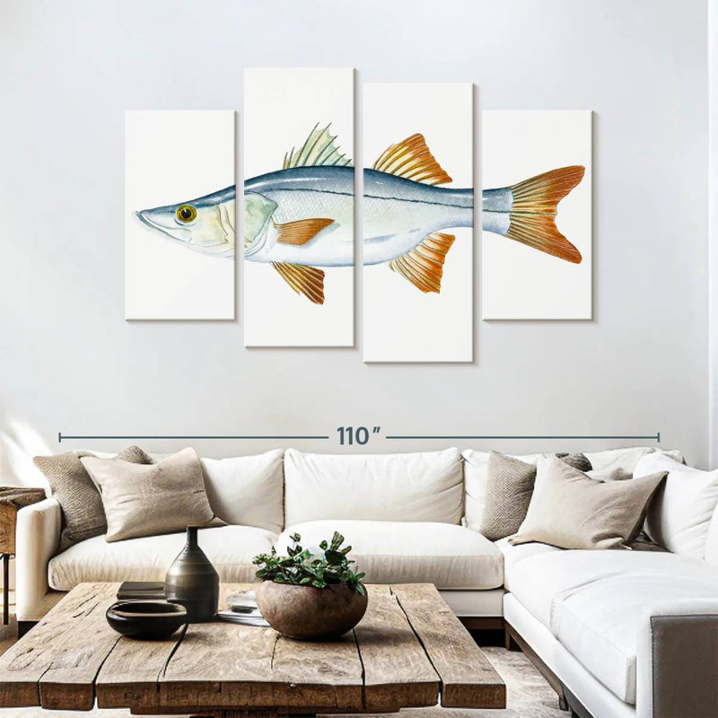 Brampt Snook, 54" H x 84" W