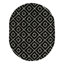 Tapis à poils longs noir et blanc Foundry Select-4746956