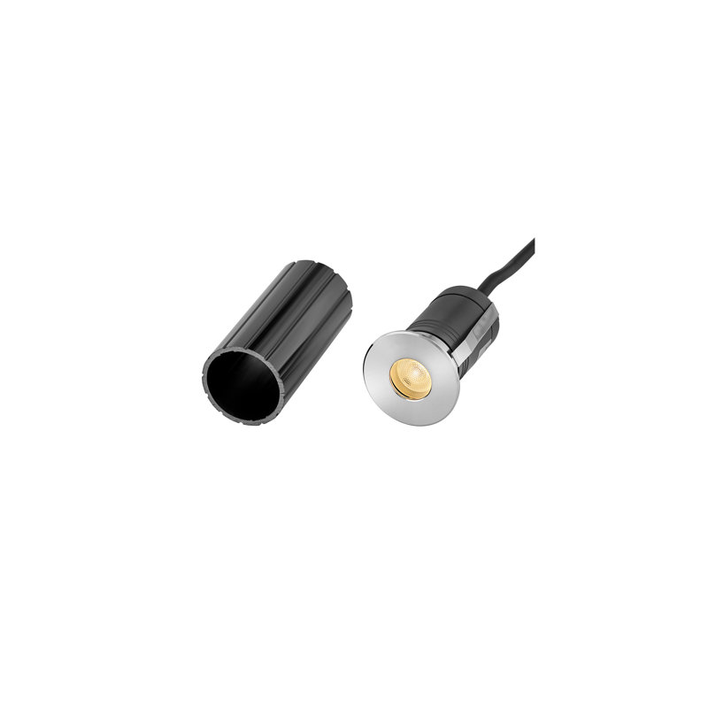 Grande lampe ronde intérieure / extérieure en acier inoxydable
