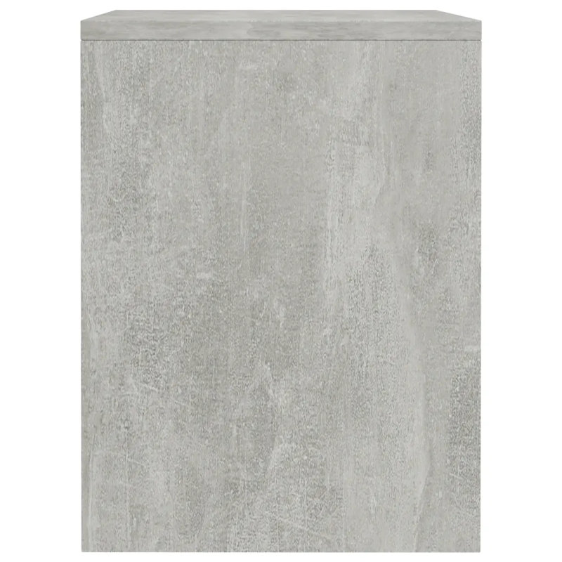 Hawken 30 cm W Bedside Table, Concrete Grey