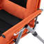 Chaise de camping pliante réglable à 5 positions avec repose-pieds, chaise inclinable portable pour la randonnée, le camping, le jardin et le bureau