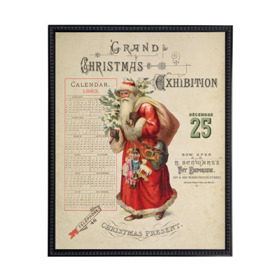 Peinture rétro du père Noël sur un fond de livret délavé