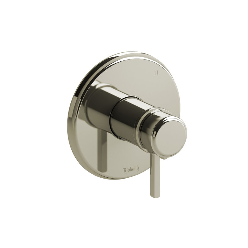 Garniture thermomètre à pression 1/2 "Momenti ™ avec jusqu'à 3 fonctions, Nickel poli