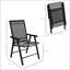Ensemble de 4 chaises de patio pliantes