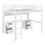 Lit mezzanine avec bureau, armoires, tiroirs et plateau de chevet, station de charge-206648832