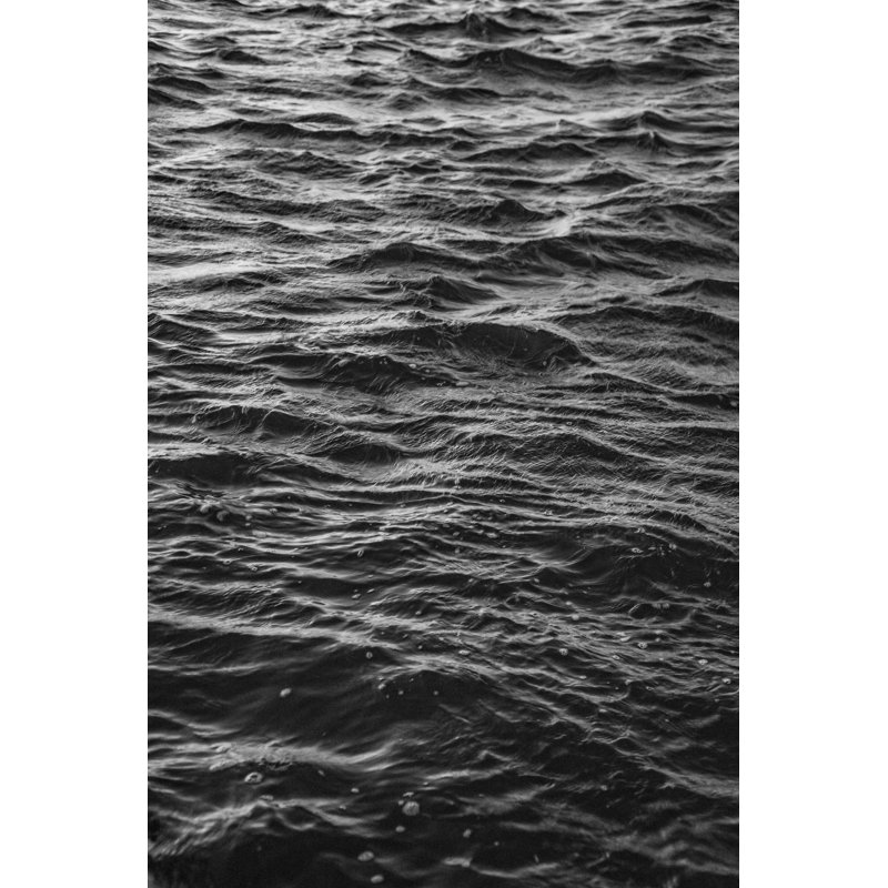 Mesmerizing Waves, 40" H x 28.5" W, Black Framed