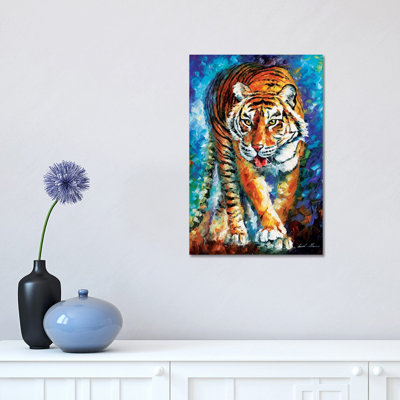 Scary Tiger 1 Piece Painting on Canvas