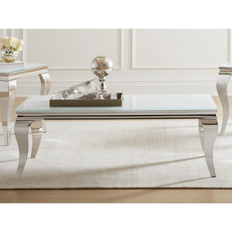 Jinelle Rectangular Coffee Table, White