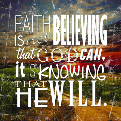 " Faith Typography 1 "