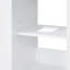 Meuble-lavabo de salle de bain avec lavabo et tablette réglable, panneau de fibres à densité moyenne durable, surface résistante à l'eau, plusieurs options de rangement-601582404-601582405