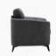 Chaise l 39 po en tissu gris-1175639608