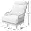 Chaise crème Swviel avec tissu d'oléfine-1063239478
