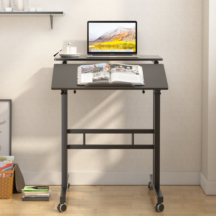 Symple Stuff Crumpton Adjustable Metal Base Desk & Reviews | Wayfair