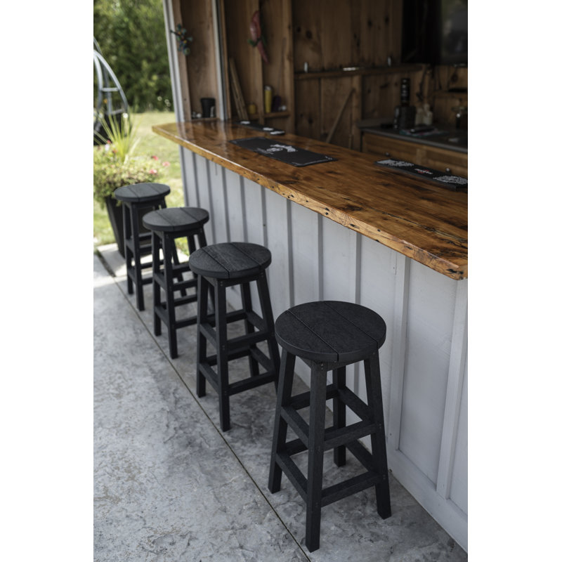 Captiva Casual Outdoor Stool, Onyx