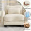 Canapé en chenille avec coussin lombaire-836023382