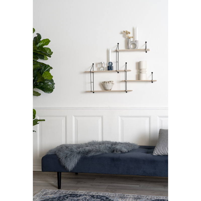 Domnick 4 Piece Bracket Shelf