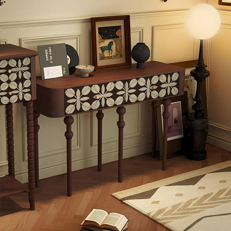 Console moderne minimaliste, Brun