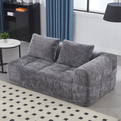 Canapé Boneless UNI NOUS WIN Chenille, canapé modulaire minimaliste