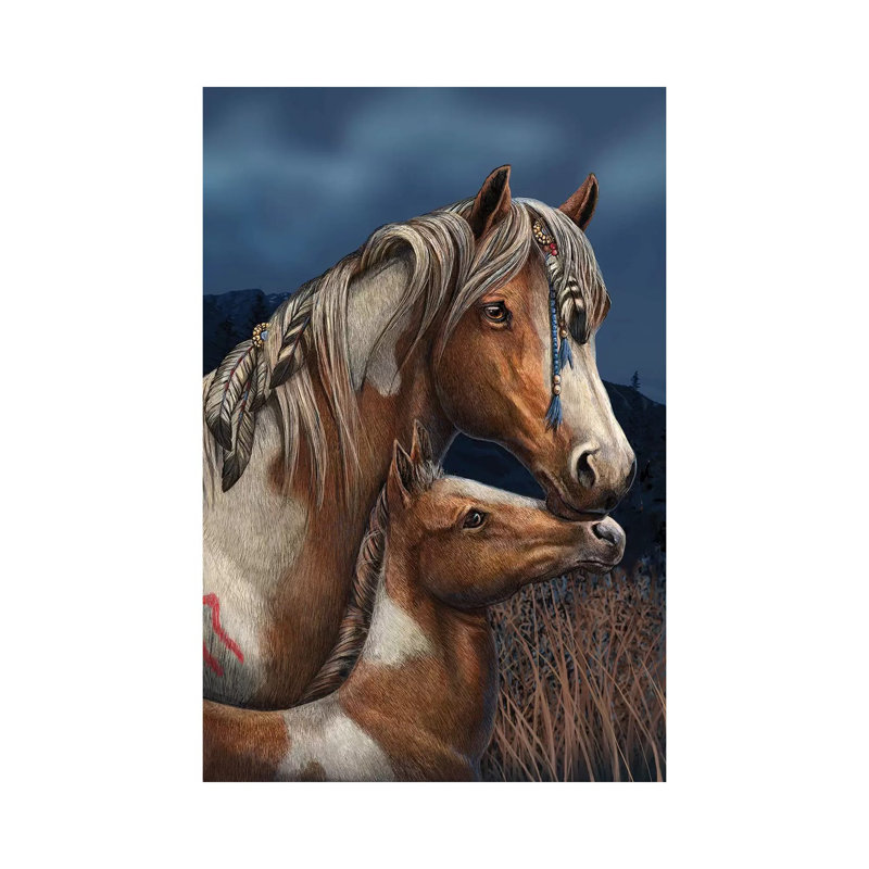 Apache by Lisa Parker - Wrapped Canvas Gallery-Wrapped Canvas Giclée, 101.6 cm H x 66.04 cm W x 1.91 cm D