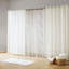 Élégant rideau de douche diaphane avec rayures Shabby Chic pour une mise à jour de salle de bain fraîche et invitante, 72 po x 84 po-1391137842-1391137853